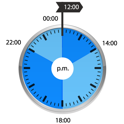 horarios luz tardes de lunes a viernes