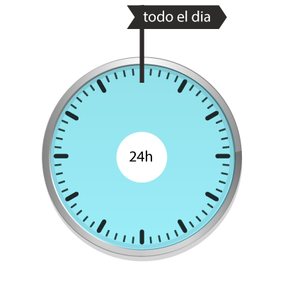 horarios luz fines de semana y festivos